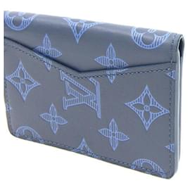 Louis Vuitton-Louis Vuitton Navy Card Case-Navy blue