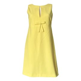 Red Valentino bow dress Yellow
