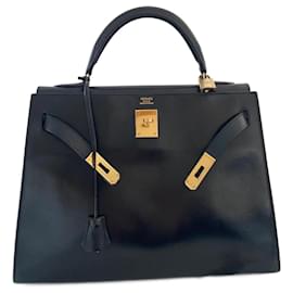 Hermès-Handbags-Black