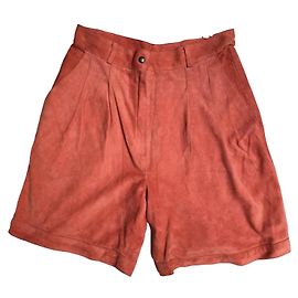 Autre Marque Short Michel Lipsic Corail Daim Corail