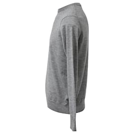 Acne- Acne Studios Crewneck Sweater in Grey Wool-Grey