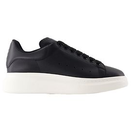 Oversize Sneakers - Alexander McQueen - Leder - Schwarz Schwarz