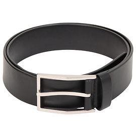 Bottega Veneta Basic Belt in Black Leather Black