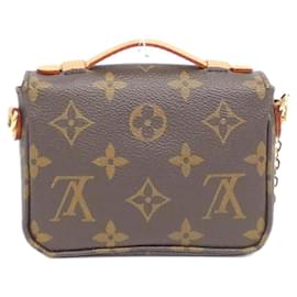 Louis Vuitton-Louis Vuitton Monogram Micro Metis Shoulder Bag-Brown