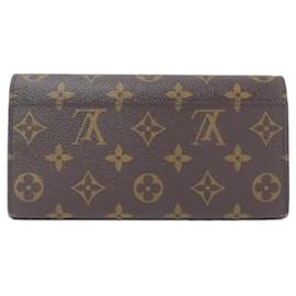 Louis Vuitton-Louis Vuitton Monogram Portefeuille Sarah M60531 Wallet-Brown