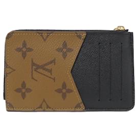 Louis Vuitton-Louis Vuitton Monogram Reverse Coin Purse-Brown