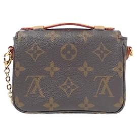 Louis Vuitton-Louis Vuitton Monogram Micro Metis Shoulder Bag-Brown