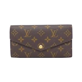 Louis Vuitton-Louis Vuitton Monogram Portefeuille Sarah M60531 Wallet-Brown