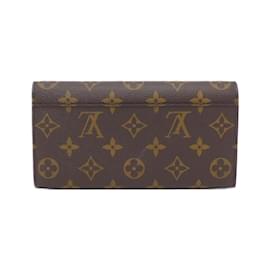 Louis Vuitton-Louis Vuitton Monogram Portefeuille Sarah M60531 Wallet-Brown