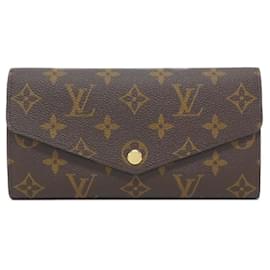 Louis Vuitton-Louis Vuitton Monogram Portefeuille Sarah M62235 Wallet-Brown,Pink