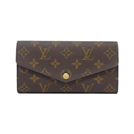 Louis Vuitton-Louis Vuitton Monogram Portefeuille Sarah M62235 Wallet-Brown,Pink