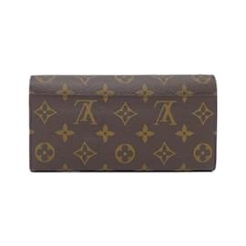 Louis Vuitton-Louis Vuitton Monogram Portefeuille Sarah M62235 Wallet-Brown,Pink