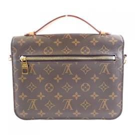 Louis Vuitton-Louis Vuitton Monogram Pochette Metis MM M44875 Bag-Brown,Monogram