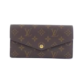 Louis Vuitton-Louis Vuitton Monogram Portefeuille Sarah M60531 Wallet-Brown,Monogram