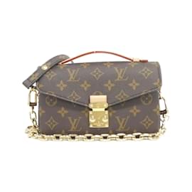 Louis Vuitton-Louis Vuitton Monogram Pochette Metis EW M46279 Shoulder Bag-Brown