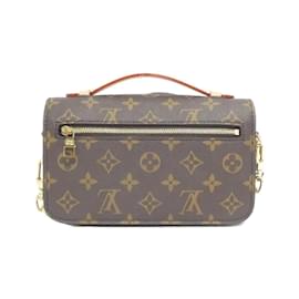 Louis Vuitton-Louis Vuitton Monogram Pochette Metis EW M46279 Shoulder Bag-Brown