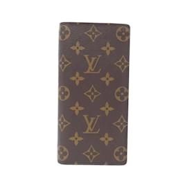 Louis Vuitton-Louis Vuitton Monogram Portefeuille Brazza Wallet-Brown