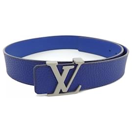 Louis Vuitton-Cinto de couro de bezerro Louis Vuitton-Azul,Azul marinho