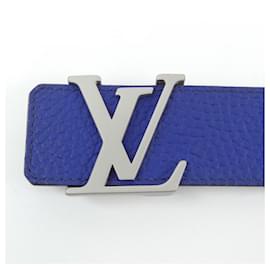 Louis Vuitton-Cinto de couro de bezerro Louis Vuitton-Azul,Azul marinho