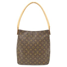 Louis Vuitton-Louis Vuitton Looping GM M51145 Shoulder Bag-Brown