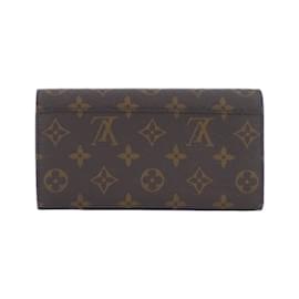 Louis Vuitton-Louis Vuitton Monogram Portefeuille Sarah M62235 Wallet-Brown,Pink