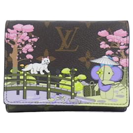 Louis Vuitton-Louis Vuitton Monogram Portefeuille Victorine Wallet-Brown,Monogram
