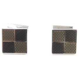 Louis Vuitton-Louis Vuitton Cufflinks-Black,Silvery