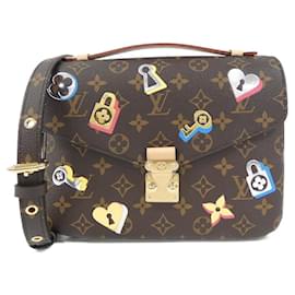 Louis Vuitton-Louis Vuitton Monogram Pochette Metis Shoulder Bag-Brown,Multiple colors