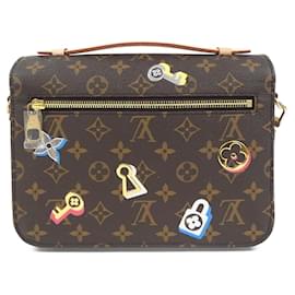 Louis Vuitton-Louis Vuitton Monogram Pochette Metis Shoulder Bag-Brown,Multiple colors