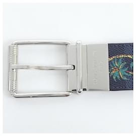 Louis Vuitton-Louis Vuitton Standard Belt-Green,Navy blue