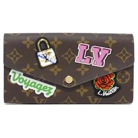 Louis Vuitton-Louis Vuitton Monogram Portefeuille Sarah Wallet-Brown