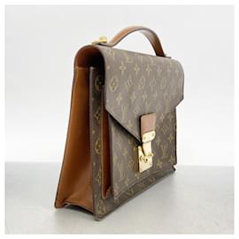 Louis Vuitton-Louis Vuitton Monogram Monceau 28 Handbag-Brown