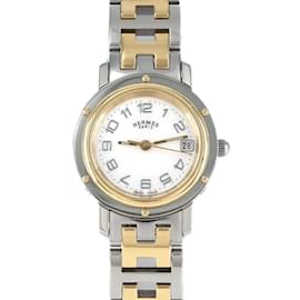 Hermès-Hermes Clipper Nacle Combi CL4.220 SSxGP Wristwatch-Other