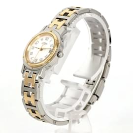 Hermès-Hermes Clipper Nacle Combi CL4.220 SSxGP Wristwatch-Other