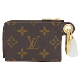 Louis Vuitton-Louis Vuitton Monogram Net Zippy Wallet/Coin Case-Brown,Monogram