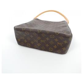 Louis Vuitton-Louis Vuitton Monogram Looping GM M51145 Shoulder Bag-Brown,Monogram