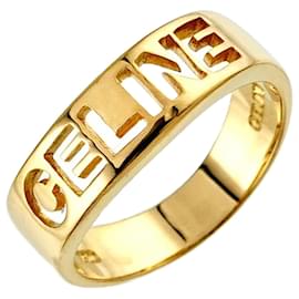 Céline-Celine 18K Yellow Gold Band Ring-Other