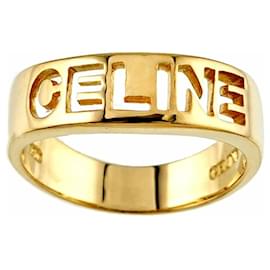 Céline-Celine 18K Yellow Gold Band Ring-Other