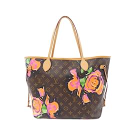 Louis Vuitton-Louis Vuitton Monogram Rose Neverfull MM Tote Bag-Brown,Monogram
