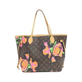Louis Vuitton-Louis Vuitton Monogram Rose Neverfull MM Tote Bag-Brown,Monogram