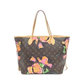Louis Vuitton-Louis Vuitton Monogram Rose Neverfull MM Tote Bag-Brown,Monogram