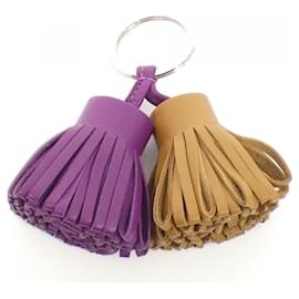 Hermès-Hermes Carmen Unodos Key Ring-Silvery,Other,Purple