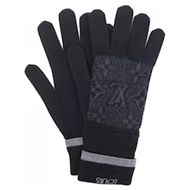 Louis Vuitton-Luvas curtas Louis Vuitton-Marrom,Preto