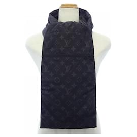 Louis Vuitton-Xale preto e cinza Louis Vuitton-Marrom,Preto