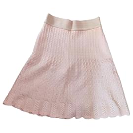 Jupe maille Alaïa Rose