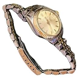 Rolex-Datejust-Silver hardware,Gold hardware