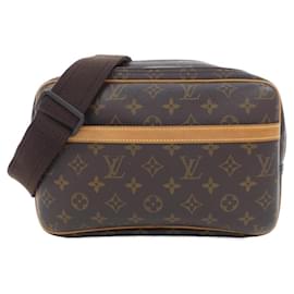 Louis Vuitton-Louis Vuitton Monogram Reporter Shoulder Bag-Brown,Monogram