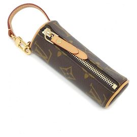 Porte-clés Micro Papillon Monogram Louis Vuitton Marron Monogramme