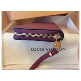 Louis Vuitton-Zippy Leather Print Aurore-Peach