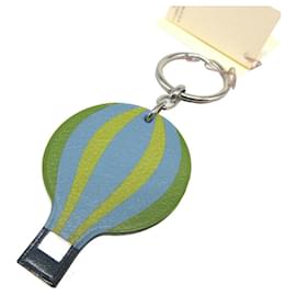 Hermès-Hermes Balloon Motif Chevre Anise Green Bag Charm Keychain-Other